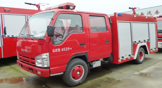 慶鈴2.5噸水罐消防車圖片