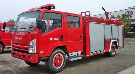 五十鈴5噸泡沫消防車圖片